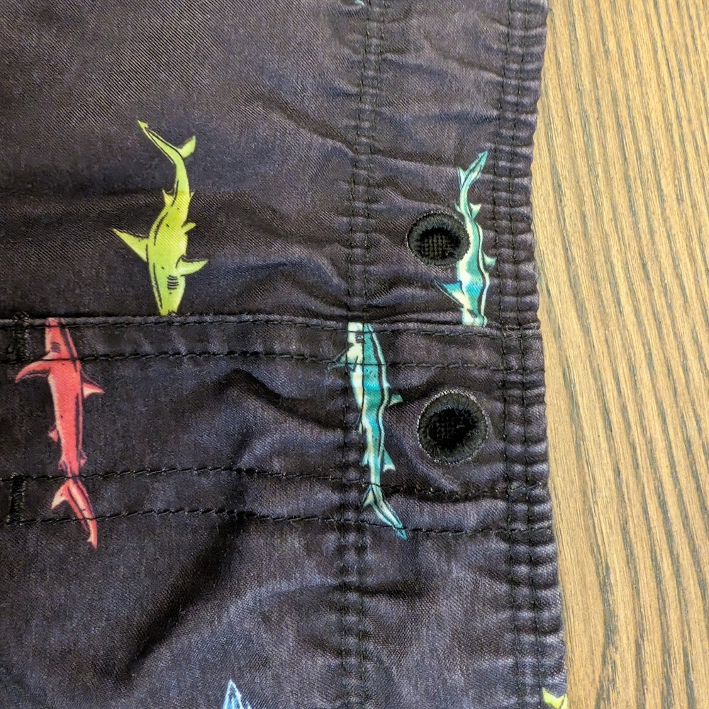 ✨5 For $50 Hurley Shark Print Swim Shorts - Picture 5 of 5
